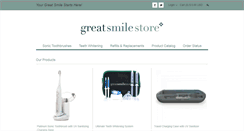 Desktop Screenshot of greatsmilestore.com